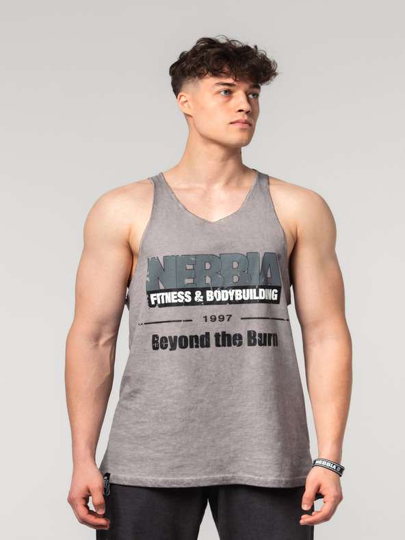 Nebbia Abgewaschenes Tanktop in Übergröße MAX OUT 359