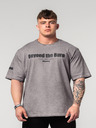 Nebbia Washed-off Baumwoll-T-Shirt in schwerer Ausführung GRIND 370