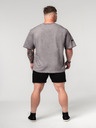 Nebbia Washed-off Baumwoll-T-Shirt in schwerer Ausführung GRIND 370