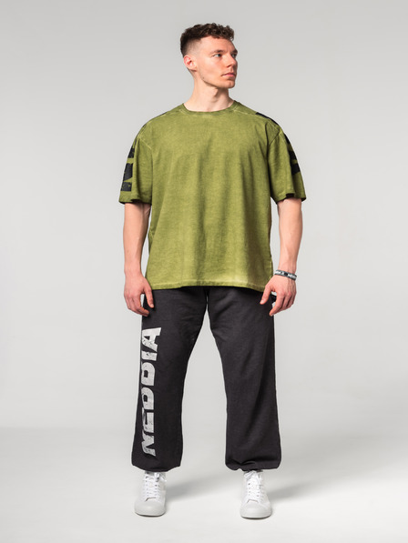 Nebbia Abgewaschenes Oversized-T-Shirt LIFTING CLUB 368