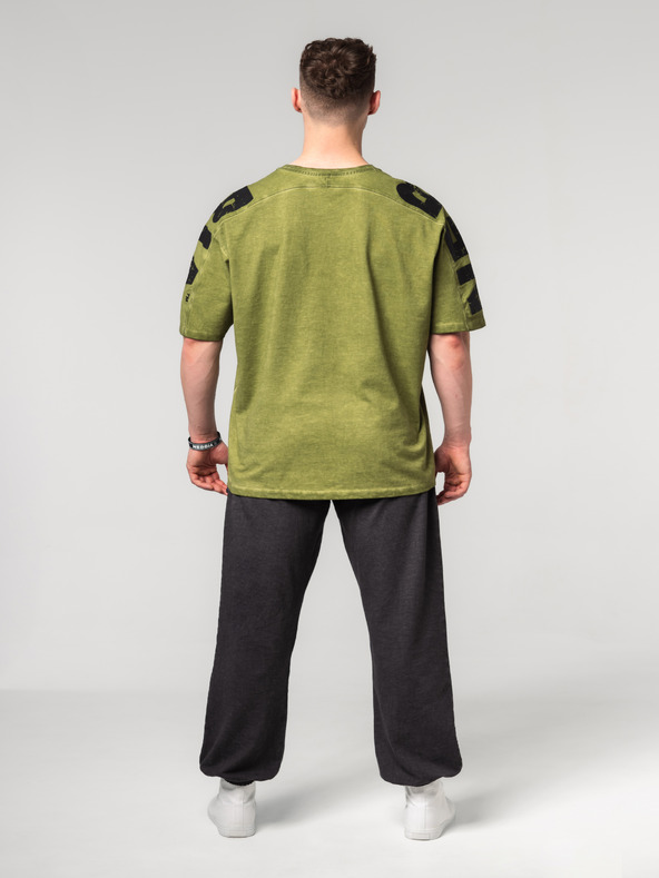 Nebbia Abgewaschenes Oversized-T-Shirt LIFTING CLUB 368