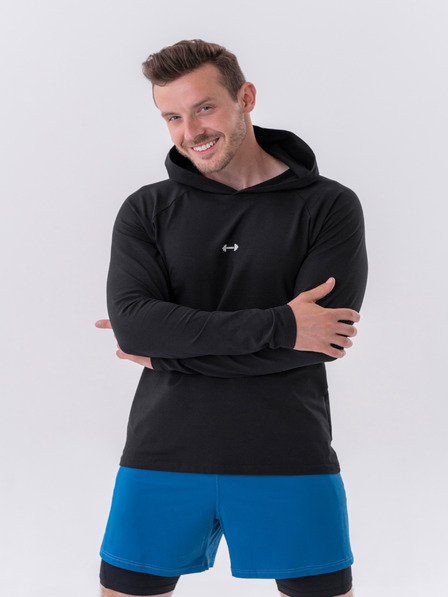 Nebbia Langärmeliges Kapuzen-T-Shirt 330