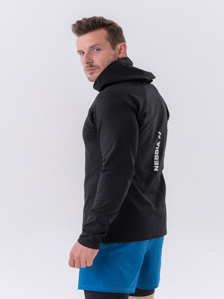 Nebbia Langärmeliges Kapuzen-T-Shirt 330