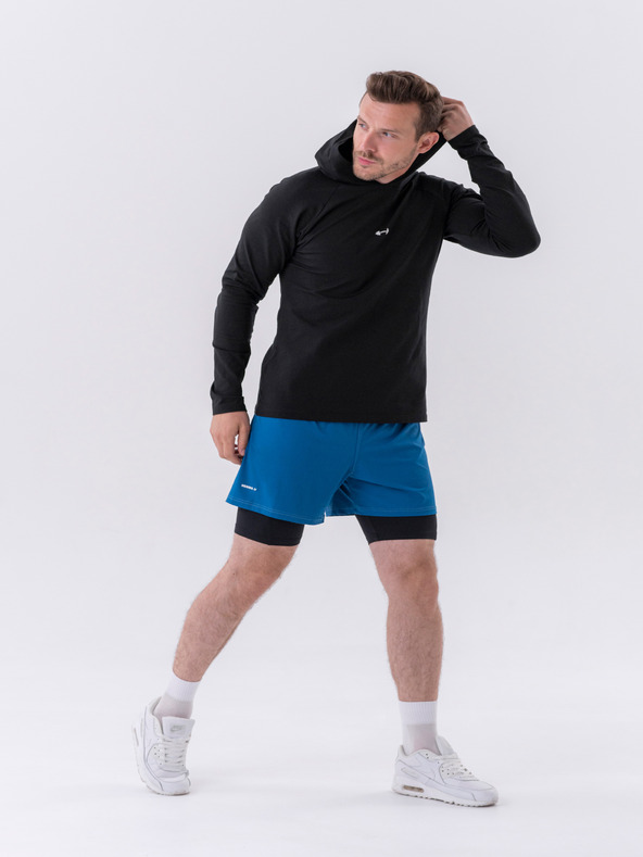 Nebbia Langärmeliges Kapuzen-T-Shirt 330