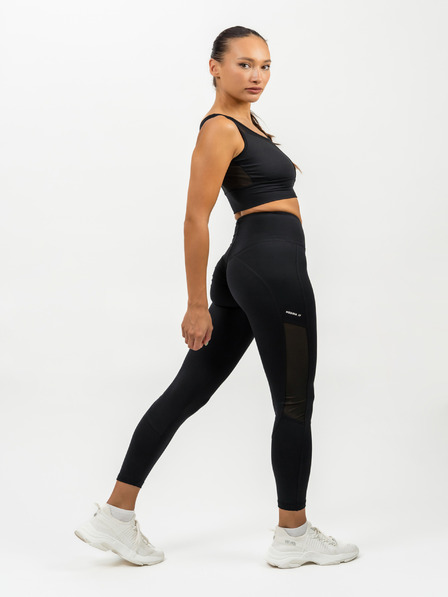 Nebbia Hochtaillierte Netz-Leggings PERFORMANCE 480 Schwarz