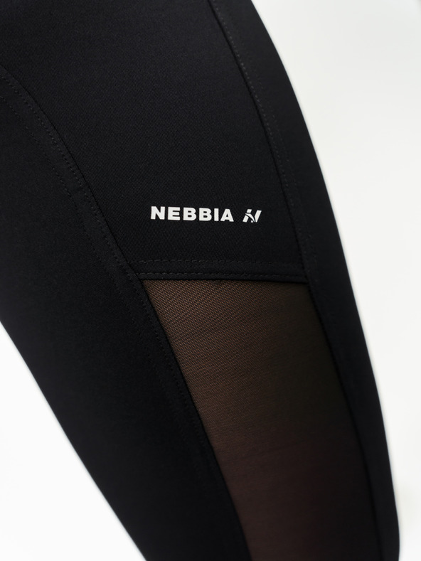 Nebbia Hochtaillierte Netz-Leggings PERFORMANCE 480 Schwarz