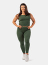Nebbia Hochtaillierte gerippte Leggings aus Bio-Baumwolle 405
