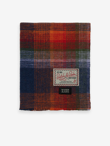 Scotch & Soda Rot-blau karierter Herrenschal von Scotch & Soda