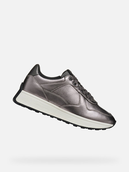 Geox Silber Damen Geox Amabel Turnschuhe