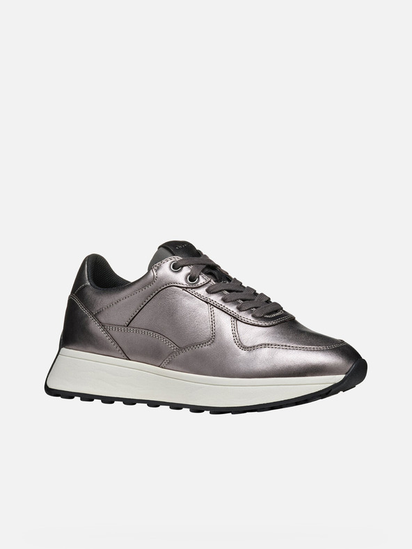 Geox Silber Damen Geox Amabel Turnschuhe