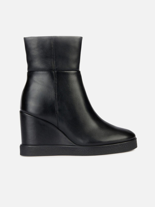 Geox Schwarze Damen Geox Elidea Keilstiefeletten