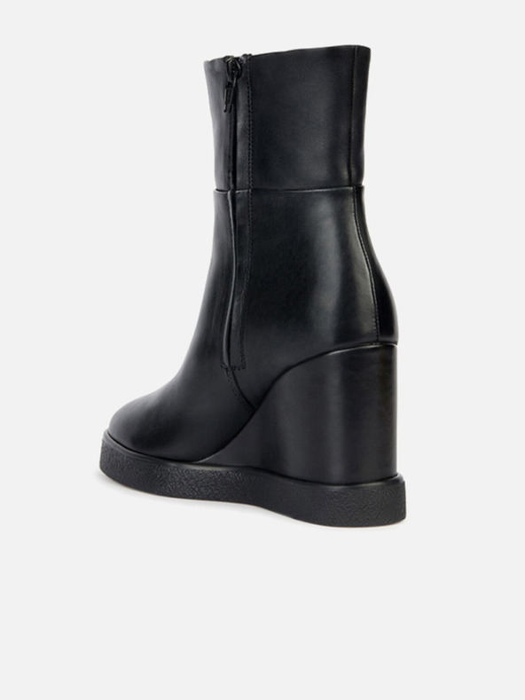 Geox Schwarze Damen Geox Elidea Keilstiefeletten