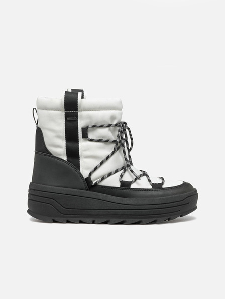 Geox Weiße Damen Geox Milleiny Stiefelette ABX