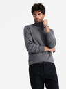 Ombre Clothing Herrenstrick-Rollkragenpullover Ombre Clothing