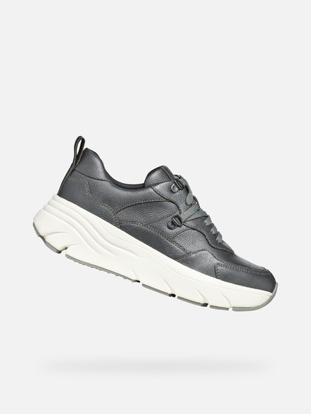 Geox Dunkelgrau Damen Geox Diamanta Turnschuhe