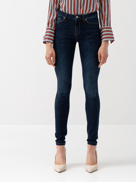 Selected Femme Dunkelblaue Röhrenjeans Selected Femme
