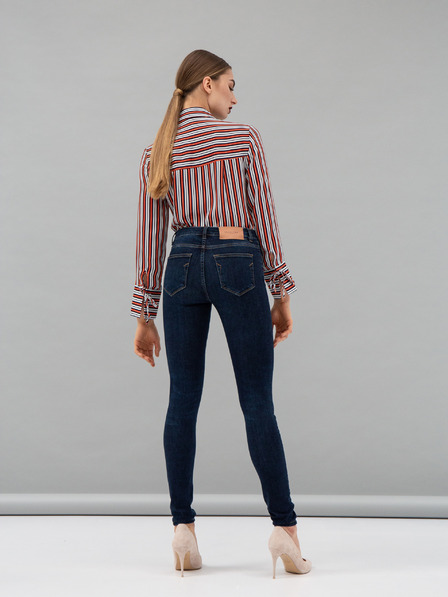 Selected Femme Dunkelblaue Röhrenjeans Selected Femme