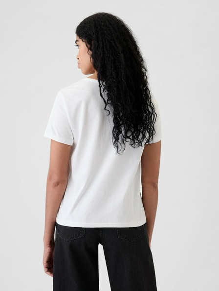GAP Damen Baumwoll-T-Shirt Vintage GAP