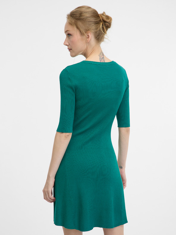 Orsay Grünes kurzes Damenkleid ORSAY