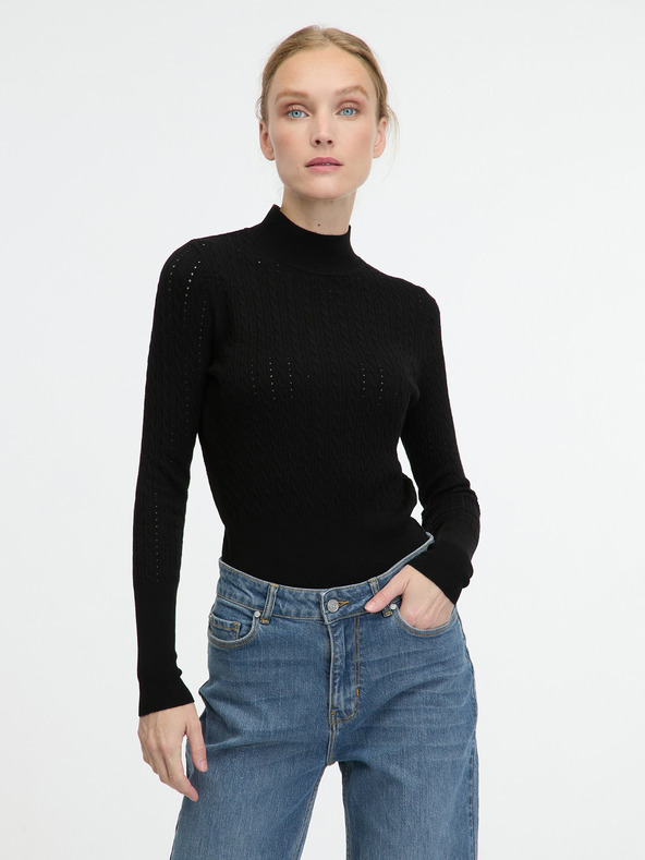 Orsay Schwarzer Damenpullover ORSAY