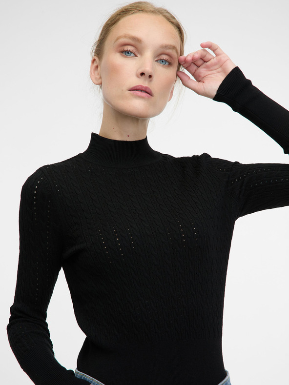 Orsay Schwarzer Damenpullover ORSAY