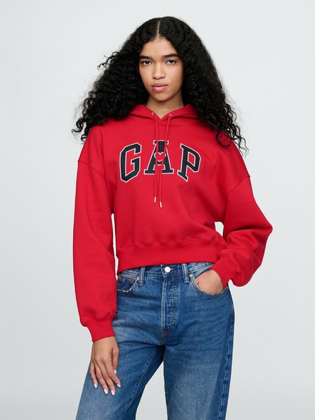 GAP Damen Crop Sweatshirt mit Logo GAP