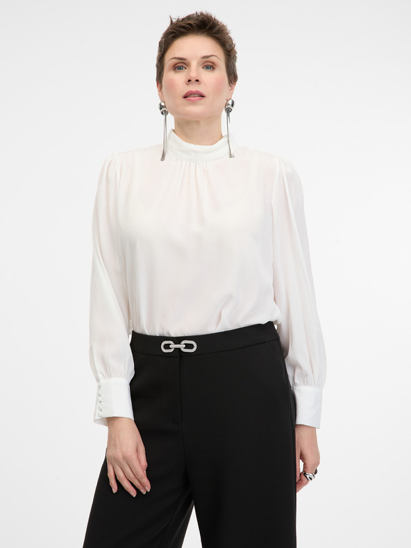 Orsay Cremefarbene Damenbluse ORSAY