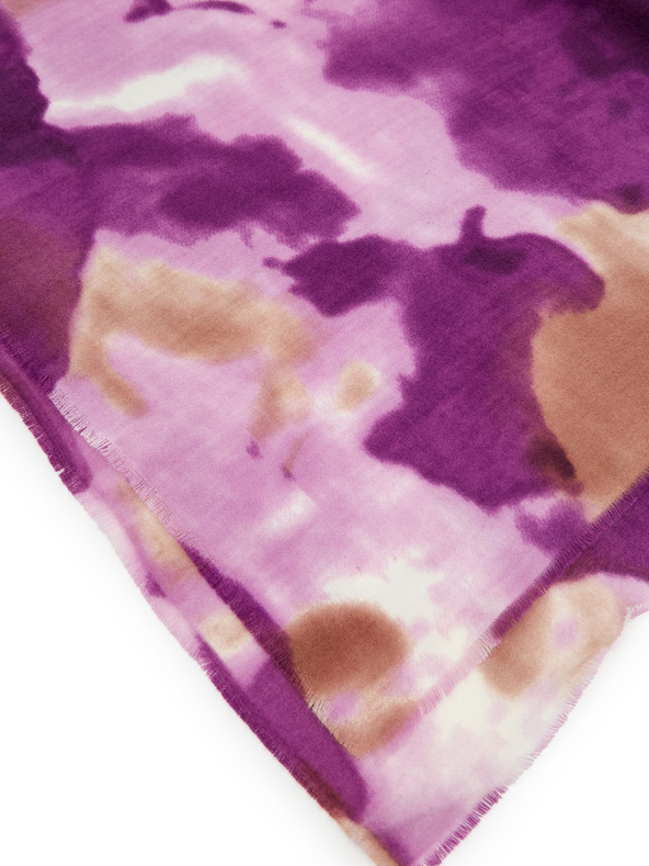 Orsay Violett gemustertes Damentuch ORSAY