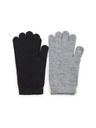 Orsay Schwarze und graue Damenhandschuhe, 2er-Set ORSAY