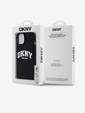DKNY Liquid Silicone Arch Logo MagSafe Back Cover für iPhone 14 Schwarz DKNY