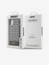 DKNY Rückseite aus PU-Leder mit Karomuster und Streifen für iPhone 13 Braun DKNY