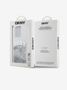 DKNY Liquid Glitter Arch Logo Back Cover für iPhone 15 Pro Transparent DKNY