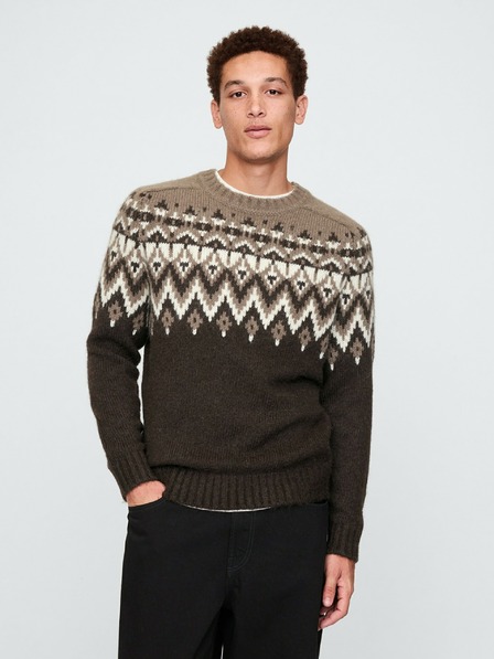 GAP Fair Isle Wool Blend Sweater