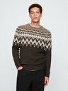 GAP Fair Isle Wool Blend Sweater