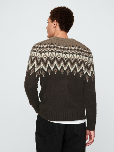 GAP Fair Isle Wool Blend Sweater