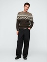 GAP Fair Isle Wool Blend Sweater