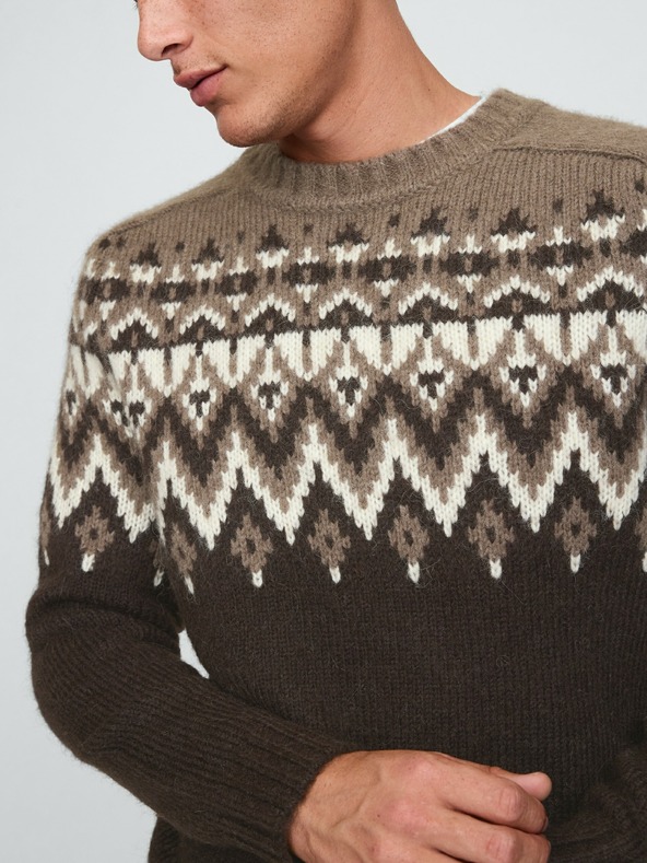 GAP Pullover mit Wollanteil Fair Isle GAP