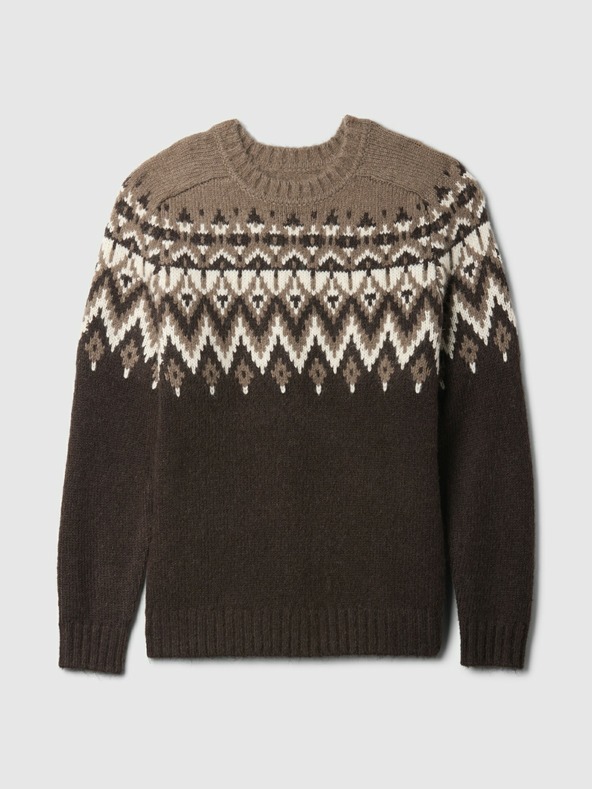GAP Pullover mit Wollanteil Fair Isle GAP