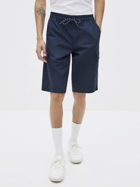 Celio Dunkelblaue kurze Hosen Celio Rolver2Bm