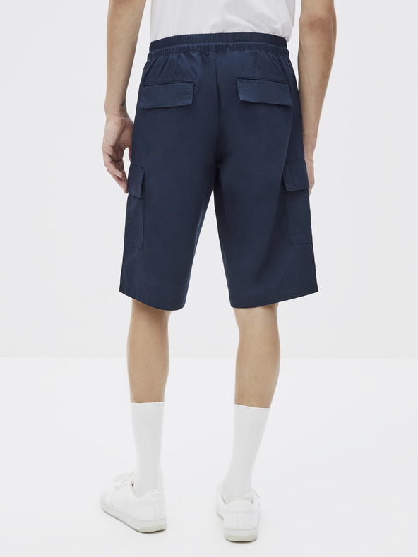 Celio Dunkelblaue kurze Hosen Celio Rolver2Bm