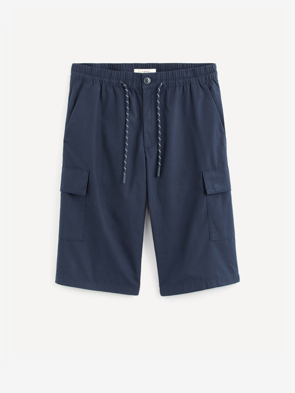 Celio Dunkelblaue kurze Hosen Celio Rolver2Bm