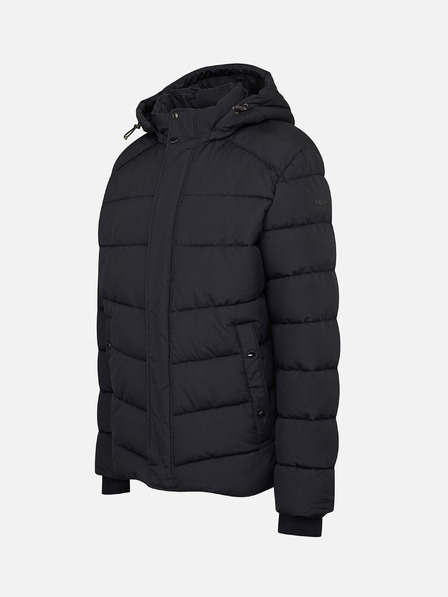 Geox Dunkelblauer Herren-Daunenjacke Geox Leitan