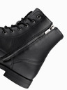 Ombre Clothing Herren Öko-Lederstiefel mit isoliertem hohem Schaft Ombre Clothing