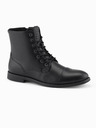 Ombre Clothing Herren Öko-Lederstiefel mit isoliertem hohem Schaft Ombre Clothing