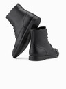 Ombre Clothing Herren Öko-Lederstiefel mit isoliertem hohem Schaft Ombre Clothing