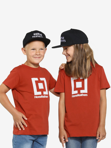 Horsefeathers Horsefeathers Kinder Base T-Shirt - rot
