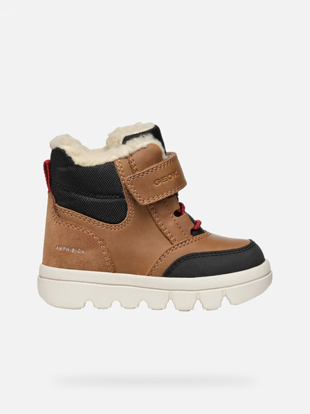 Geox Braun Jungen Winterstiefel Geox Willaboo B Ab