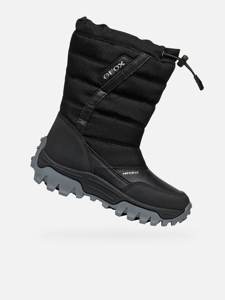 Geox Schwarze Jungen-Winterschuhe Geox Himalaya ABX