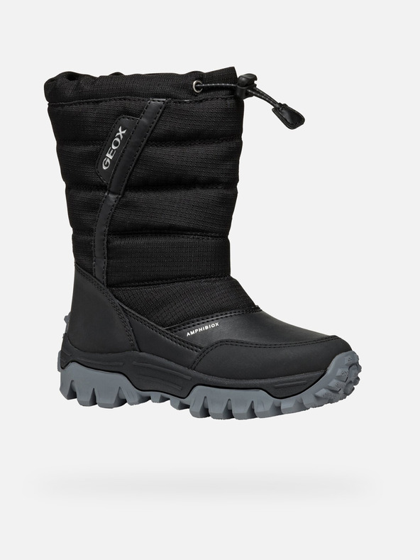Geox Schwarze Jungen-Winterschuhe Geox Himalaya ABX