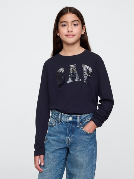 GAP Kinder-T-Shirt mit Pailletten Logo GAP